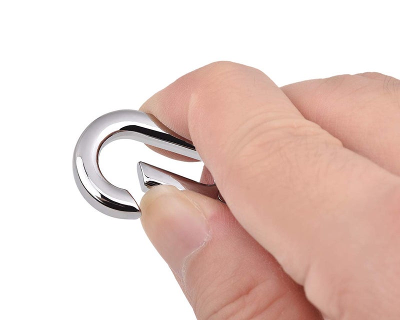 DS.DISTINCTIVE STYLE DS. DISTINCTIVE STYLE Carabiner Clip Keyring Stainless Steel Keychain with Snap Hook Quick Release Key Rings - Image 3